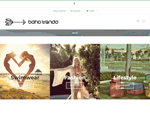 Tablet Screenshot of bohotrends.com